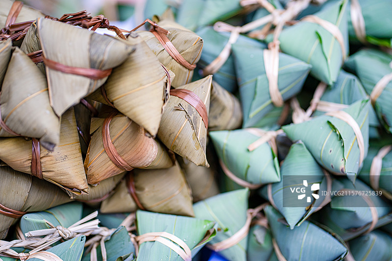 端午美食粽子，福建长汀图片素材