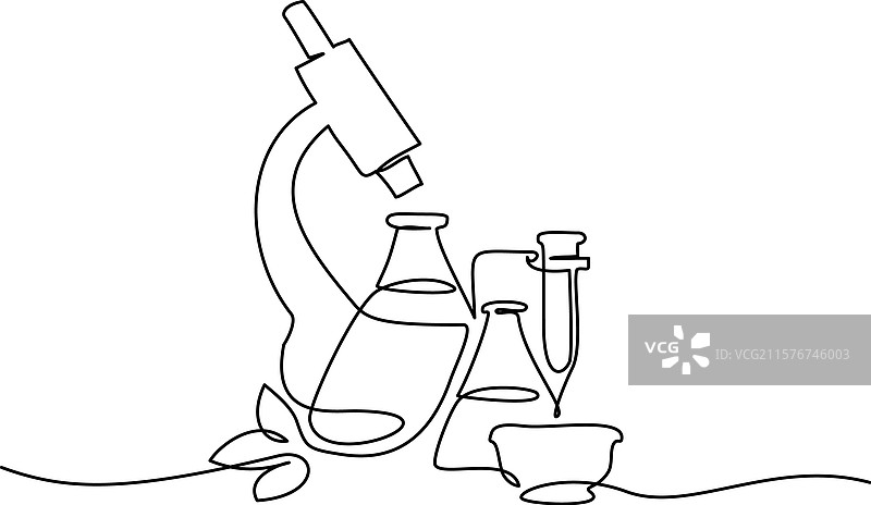 化学和物理实验室设备图片素材