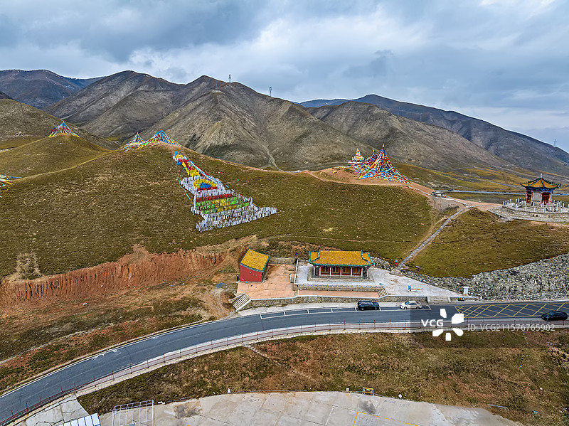 青海西宁市湟源县日月山图片素材