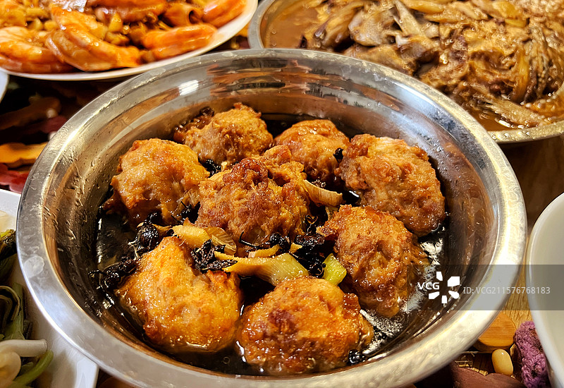 狮子头图片素材