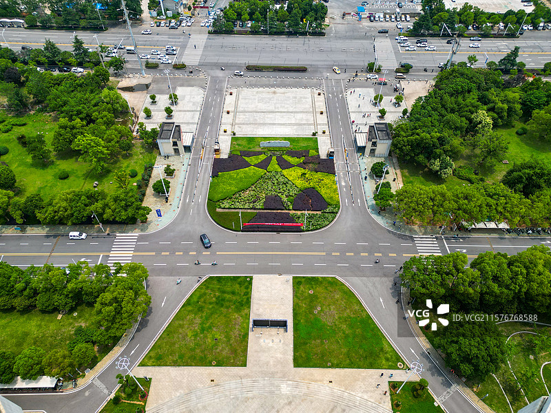 湖北武汉纺织大学阳光校区图片素材
