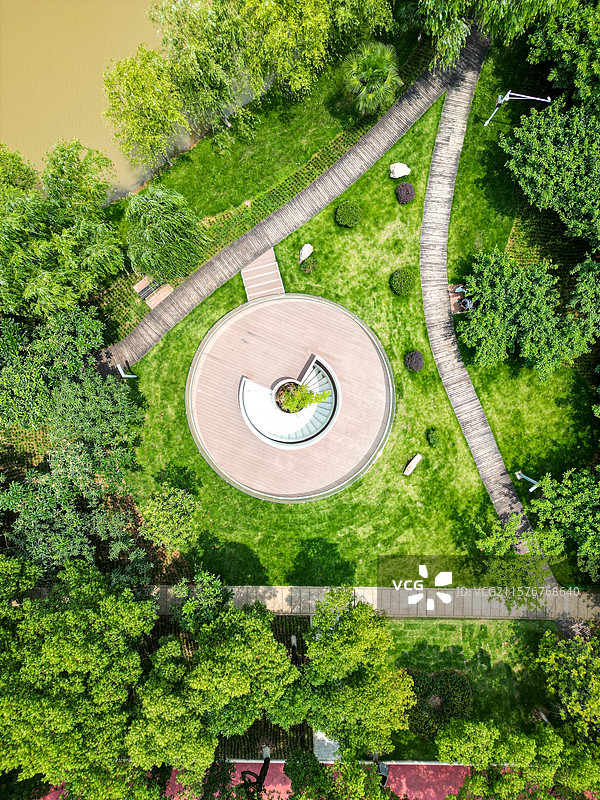 湖北武汉纺织大学阳光校区图片素材