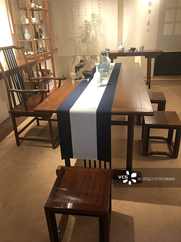 深圳观澜古墟-宋代点茶图片素材