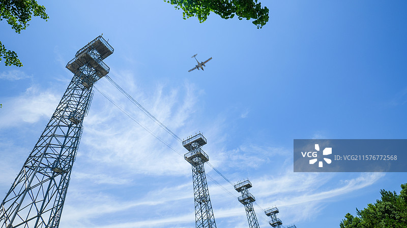 飞机引导塔信号塔图片素材