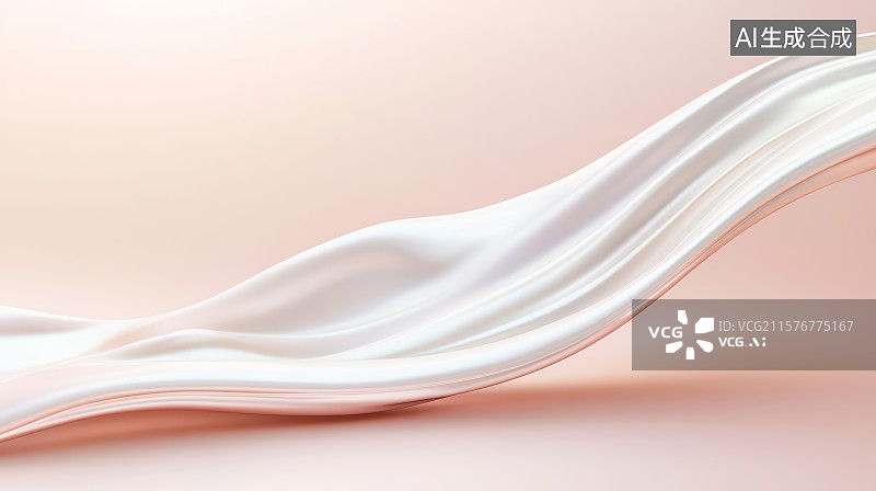 【AI数字艺术】丝滑乳液的优雅流动图片素材