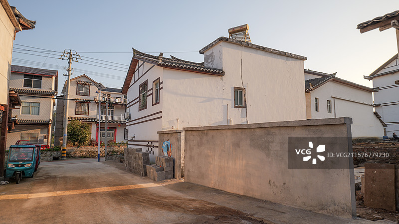 农村房子老宅旧宅民俗小院民居民房图片素材