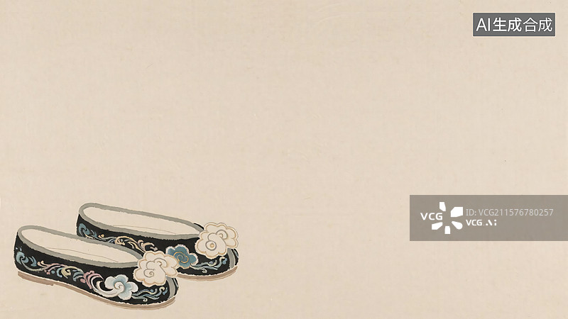 【AI数字艺术】水墨画背景左下图片素材