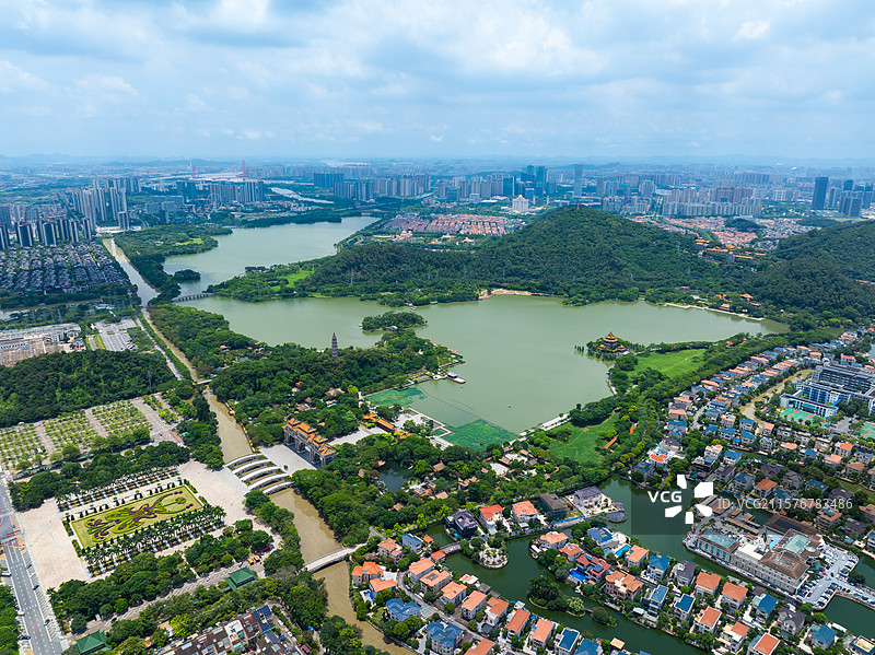 广东省佛山市顺德区网红热门景点：顺峰山公园图片素材