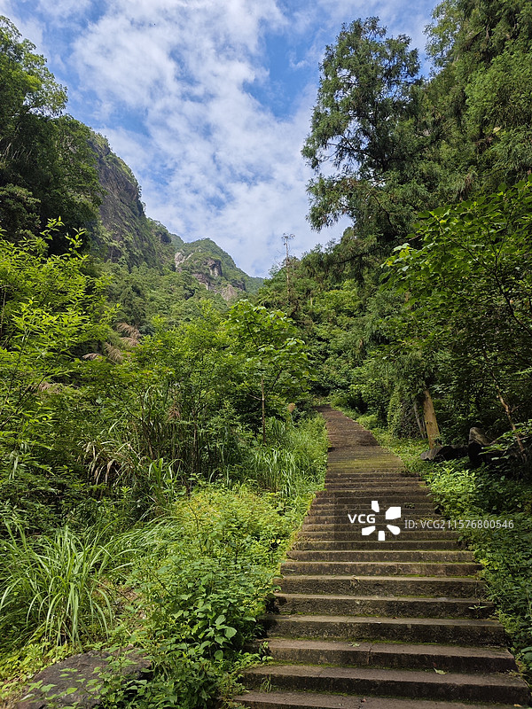 人文风景-浙江温州-雁荡山灵峰景区人文景观图片素材