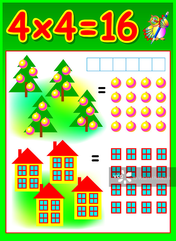 学习乘法表的教育页面图片素材