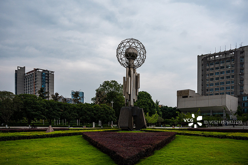 西南石油大学校园风光图片素材