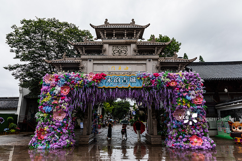 衢州水亭门景区图片素材