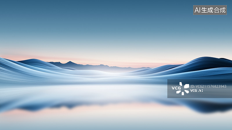【AI数字艺术】抽象山水背景图片素材
