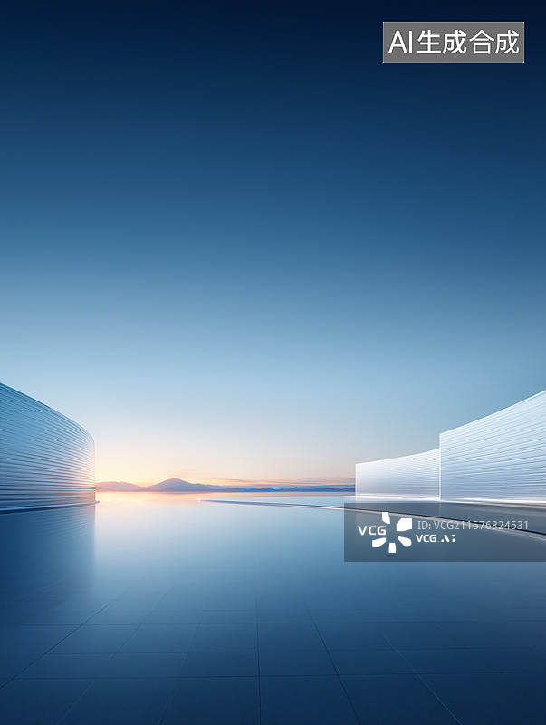【AI数字艺术】建筑 汽车广告背景图图片素材