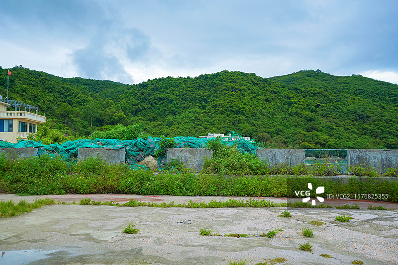 深圳大鹏鹅公湾，清晨无人绝美风景！图片素材