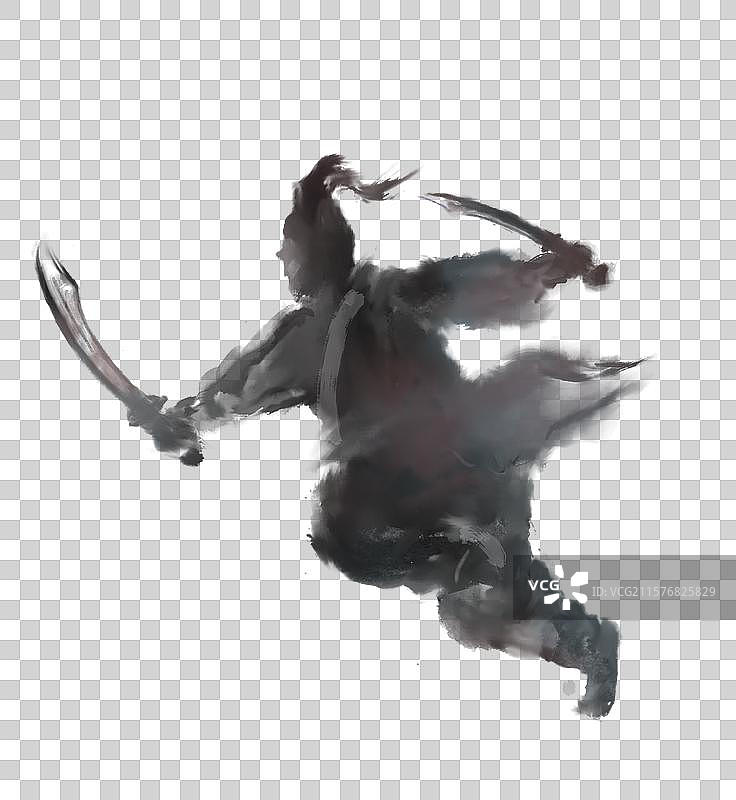 中国风水墨武侠英雄武打影视海报图片素材