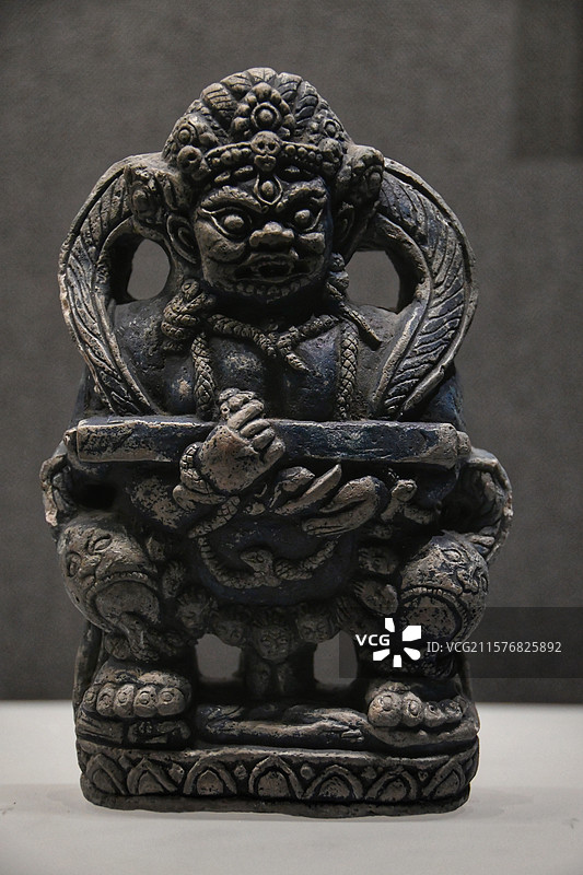 内蒙古佛教文化博物馆 明代大黑天图片素材