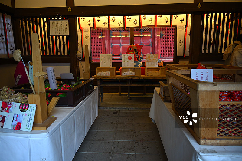 日本川越冰川神社图片素材