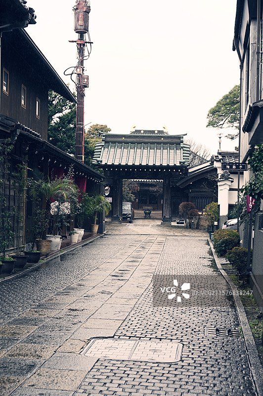 日本川越一番街图片素材