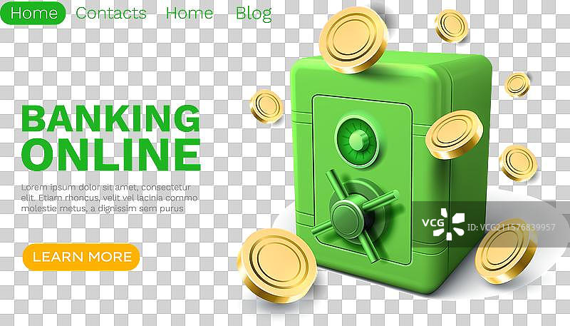 在线银行安全金融用户访问网站图片素材