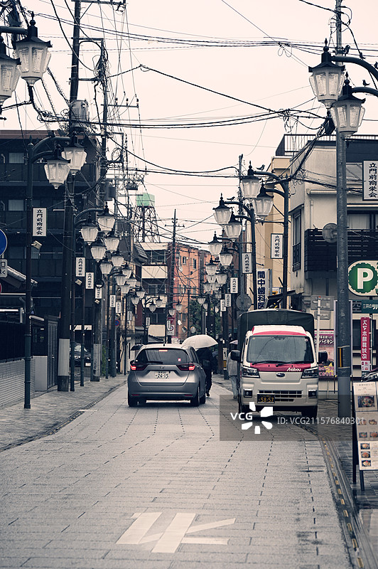 日本川越一番街图片素材