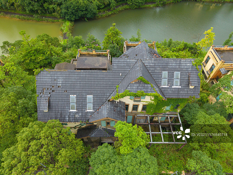 深圳东部华侨城，茶溪谷，航拍自然风光！图片素材