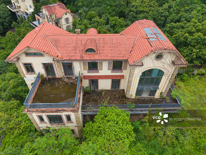 深圳东部华侨城，海菲德小镇，航拍自然风光！图片素材