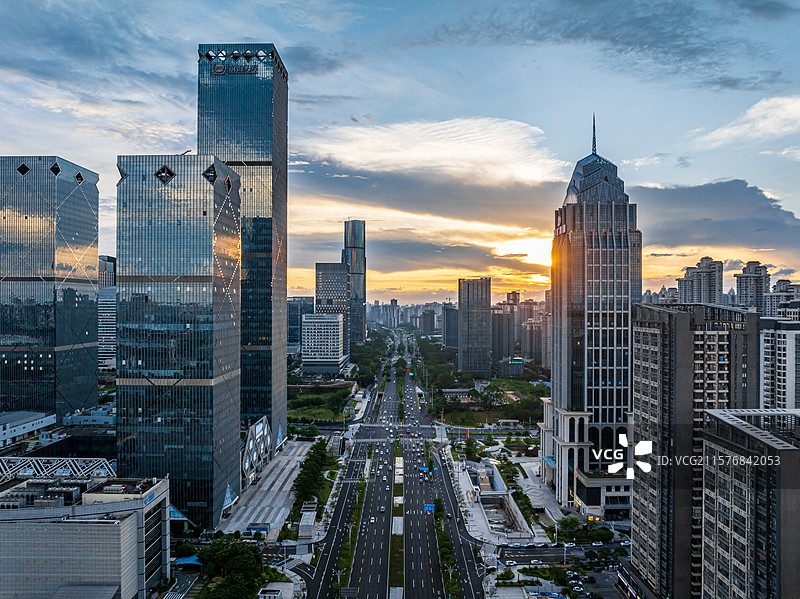 南宁五象新区总部基地航拍图片素材