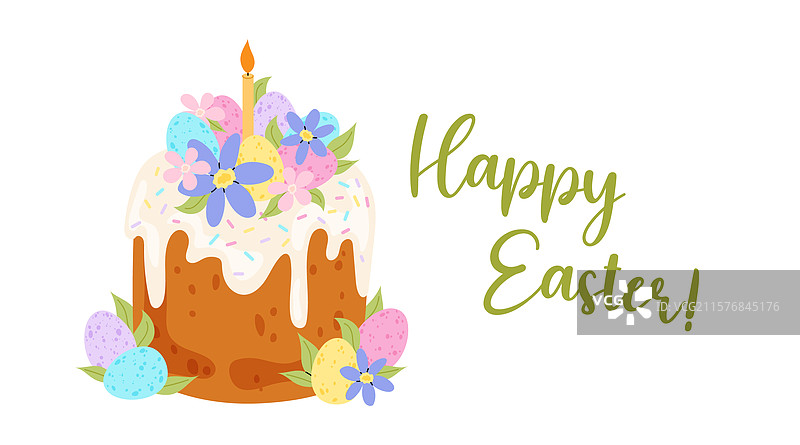 复活节快乐，基督教春季节日问候图片素材