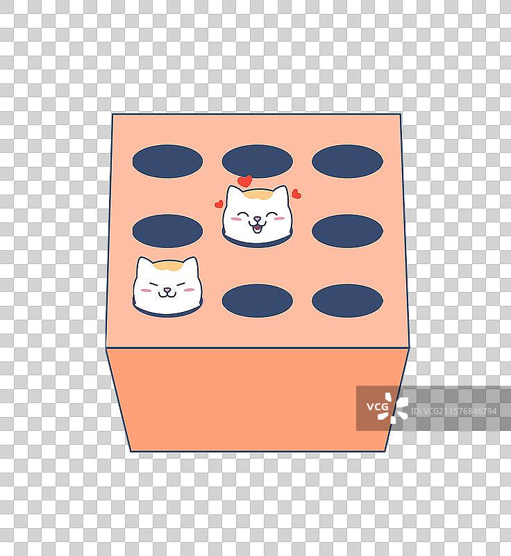 打地鼠游戏盒子卡通元素图片素材