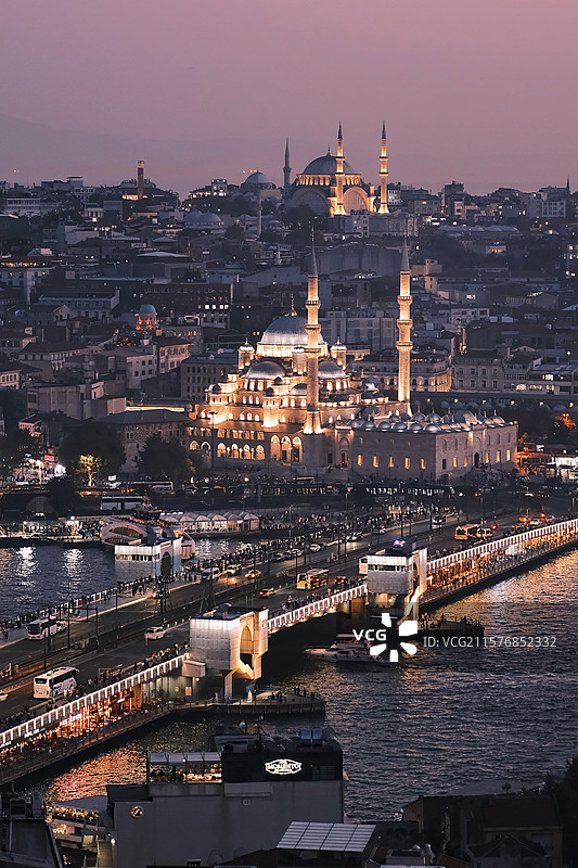伊斯坦布尔夜景图片素材