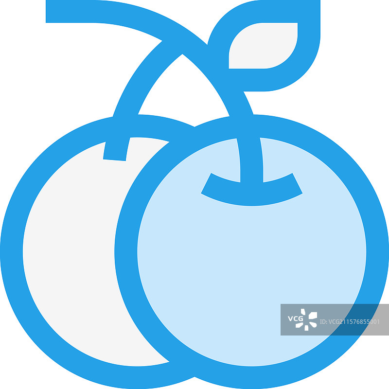 樱桃图标设计图片素材