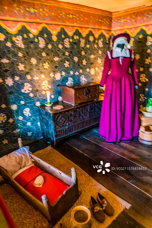 英国英格兰沃里克郡莎士比亚故居图片素材