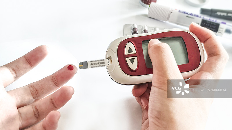 糖尿病血糖检测图片素材