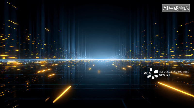 【AI数字艺术】人工智能未来科技趋势探索发展空间科技背景图片素材