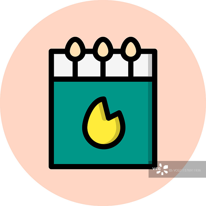 火柴盒图标设计图片素材