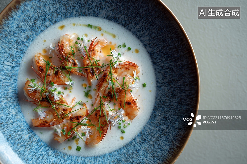 【AI数字艺术】著名西餐海鲜素材图片素材