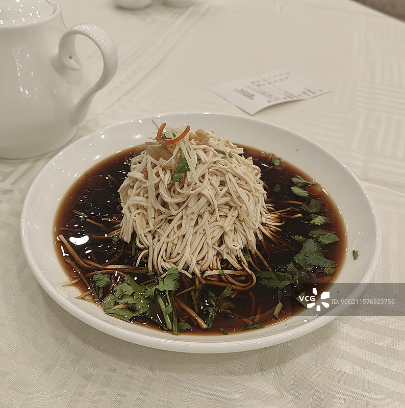 扬州烫干丝图片素材