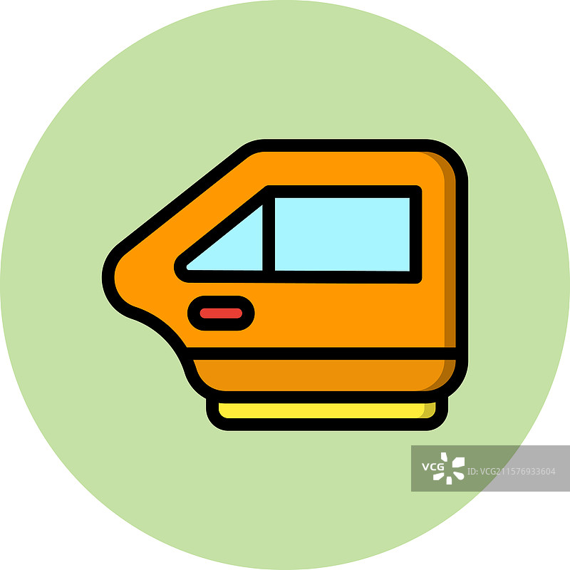 汽车门图标设计图片素材