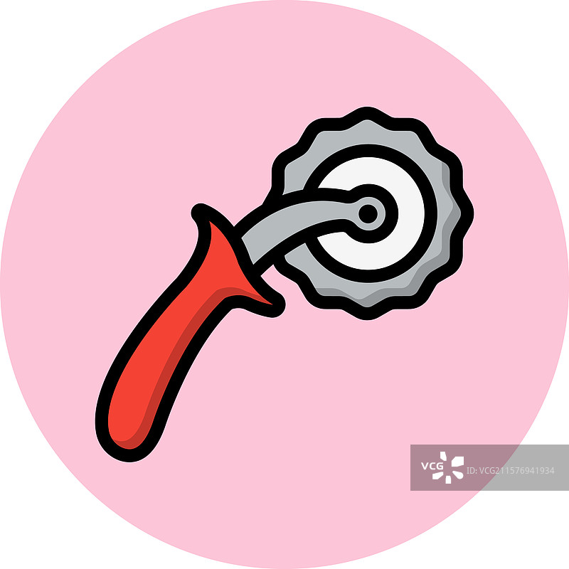 比萨刀图标设计图片素材