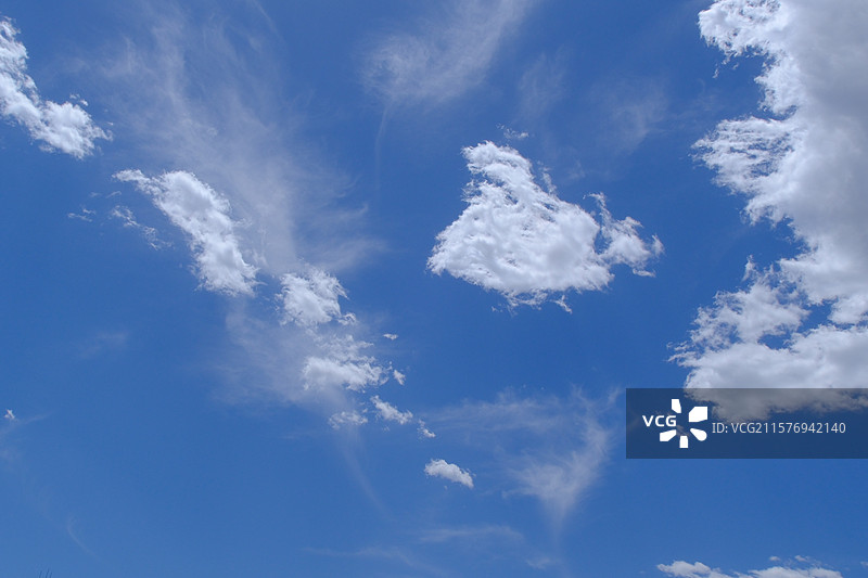 天上飘着自在的云。云朵。晴朗晴天蓝天白云高清风景背景图图片素材