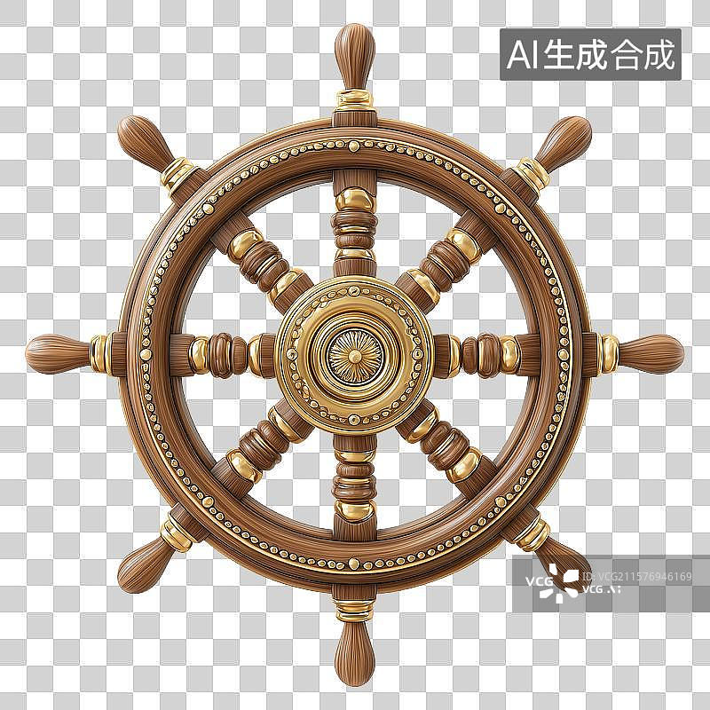 【AI数字艺术】方向盘船舵图标图片素材