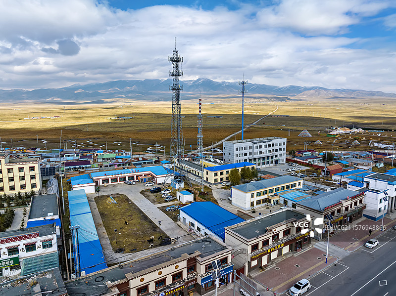 青海河南州共和县倒淌河镇图片素材