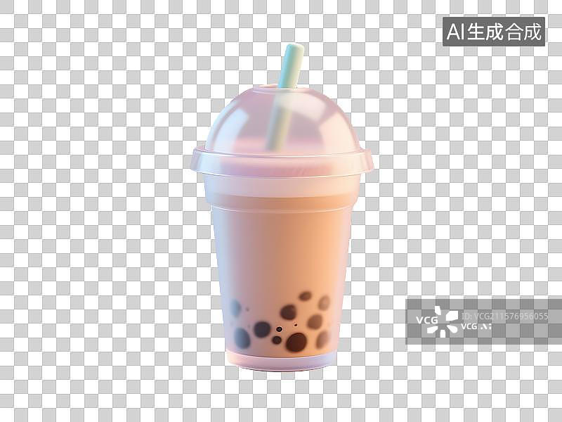 【AI数字艺术】珍珠奶茶图片素材