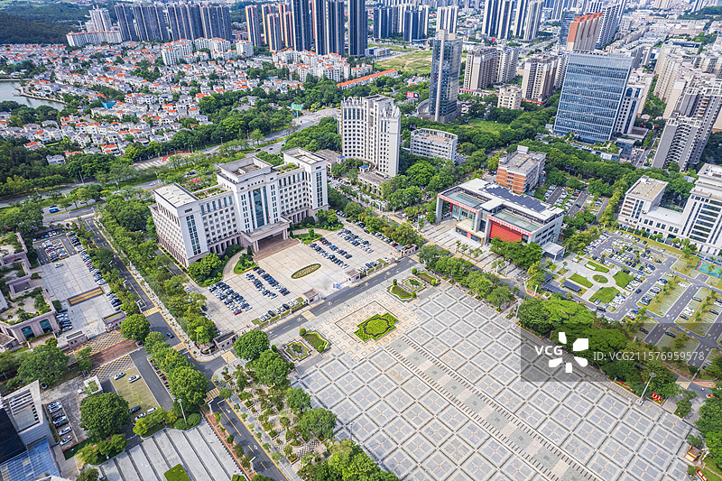 东莞塘厦镇人民政府 东莞塘厦中心区 东莞塘厦CBD图片素材