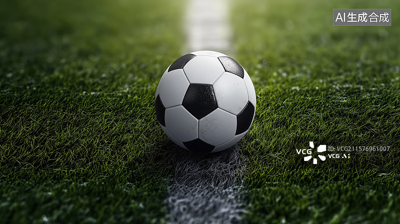 【AI数字艺术】足球图片素材