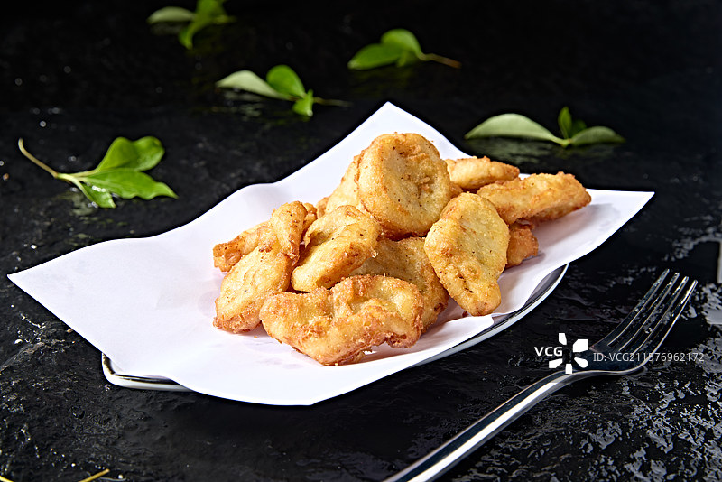 快餐美食油炸上校鸡块图片素材