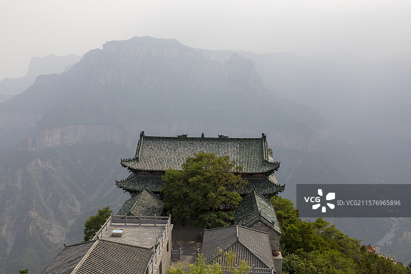 河南省新乡市辉县，南太行八里沟风景区，天界山老爷顶，俗称铁顶图片素材
