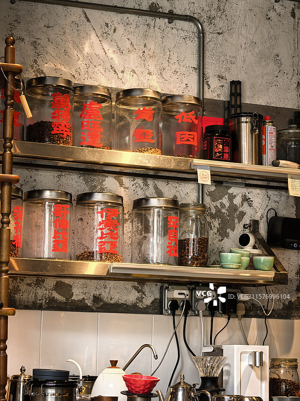 复古咖啡馆图片素材