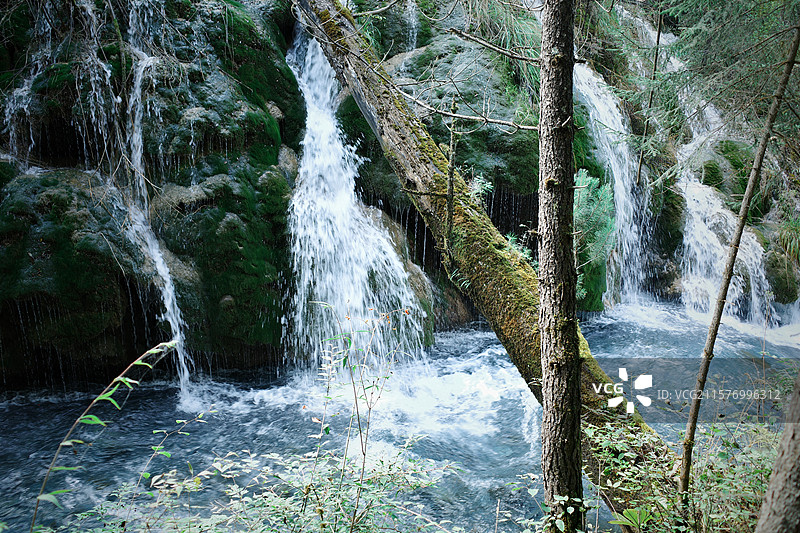 九寨沟美景水景图片素材